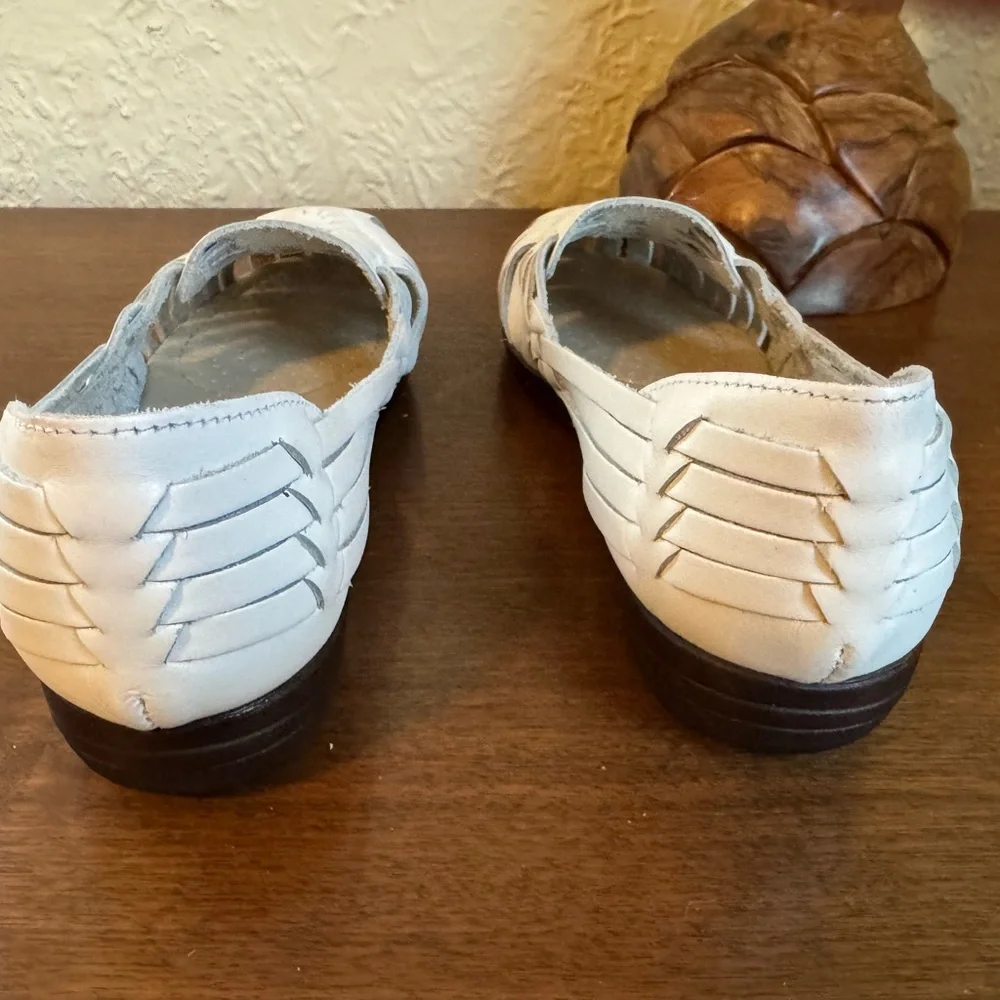 NWOT Vintage Softspots White Huaraches - Size 8.5M - Picture 3 of 6
